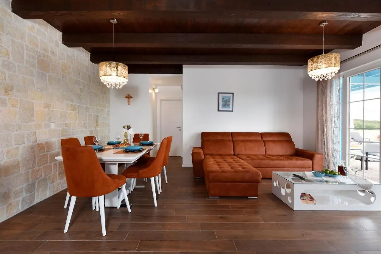 Stone Villa Jurenda With Pool Sukosan Croatia