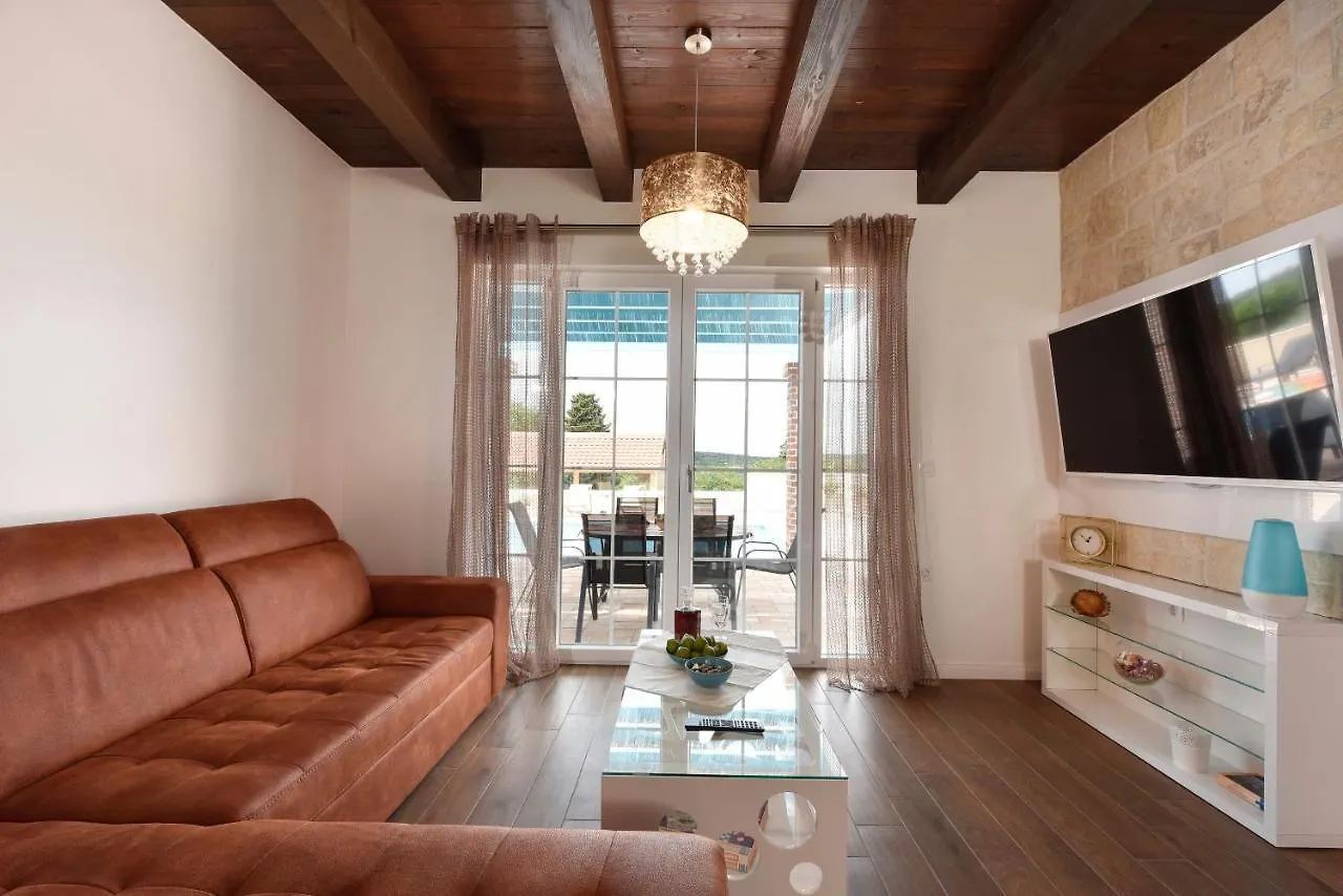 Stone Villa Jurenda With Pool Sukosan Croatia